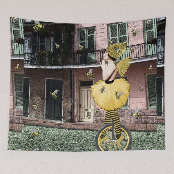 Item preview, Bee the Unicycle designed and sold by Loveday Funck.