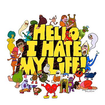 Artwork thumbnail, Hello, I hate my life! by Amber McCall