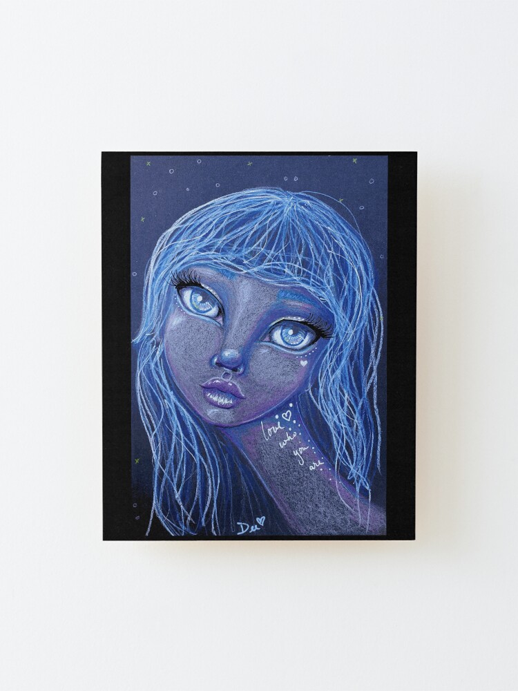 Alternate view of Love Who You Are Mounted Print