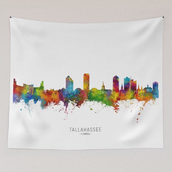Item preview, Tallahassee Florida Skyline designed and sold by ArtPrints.