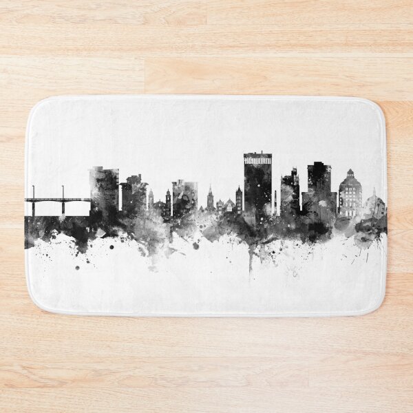 Item preview, Asheville North Carolina Skyline designed and sold by ArtPrints.