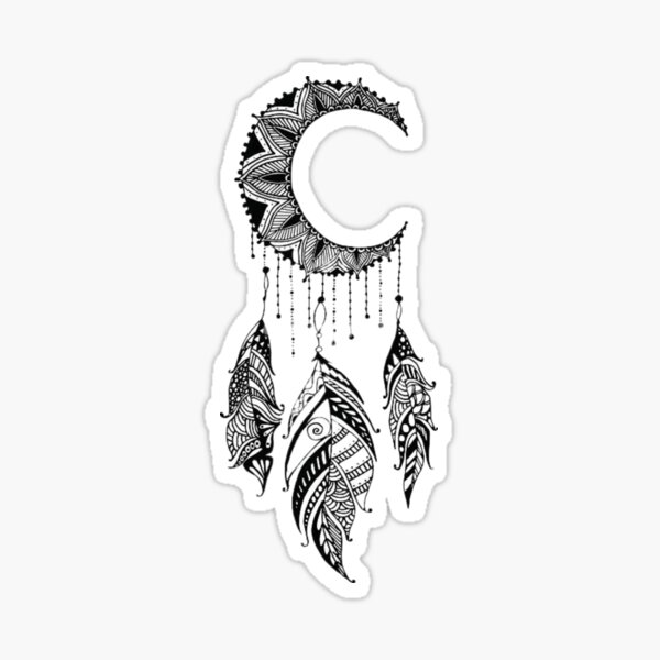 Dreamcatcher tattoo motif Sticker