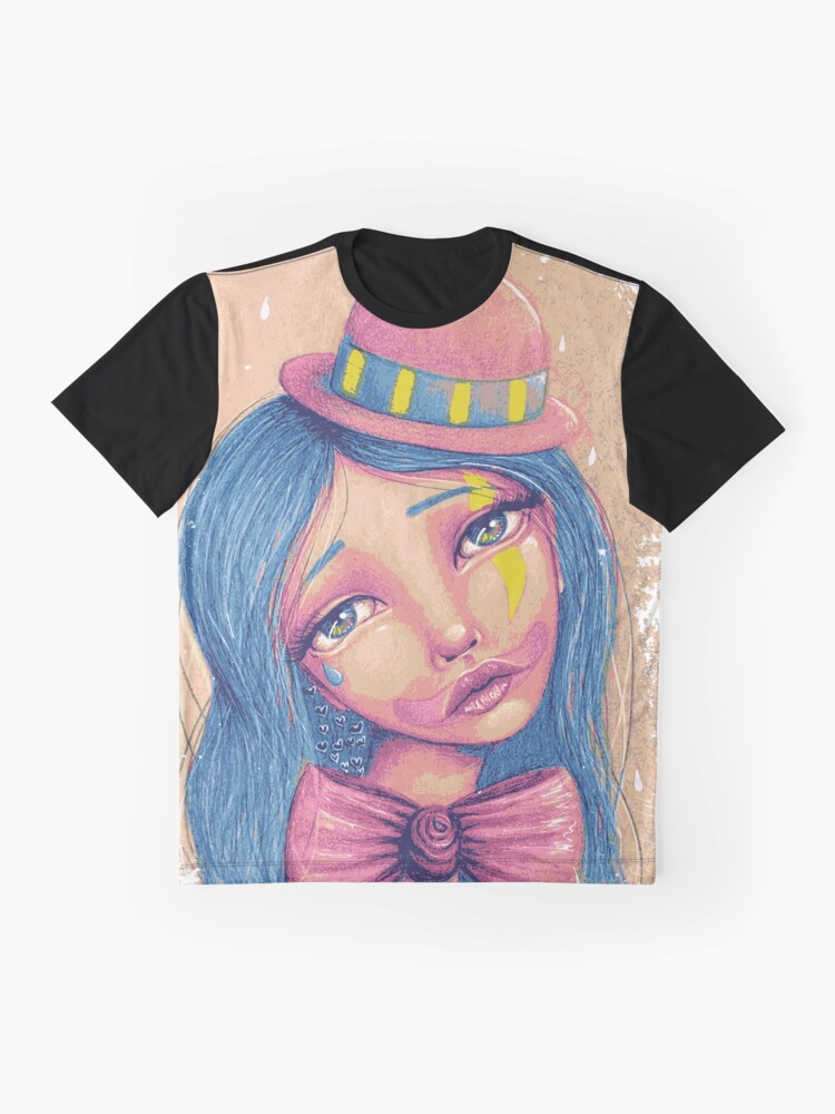 Alternate view of Happy on the Outside Graphic T-Shirt