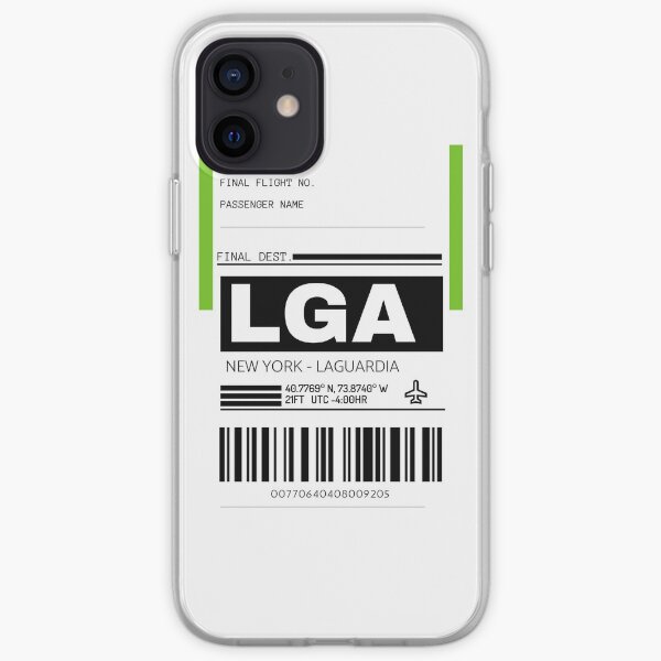 LGA New York LaGuardia International Airport Luggage Tag iPhone Soft Case