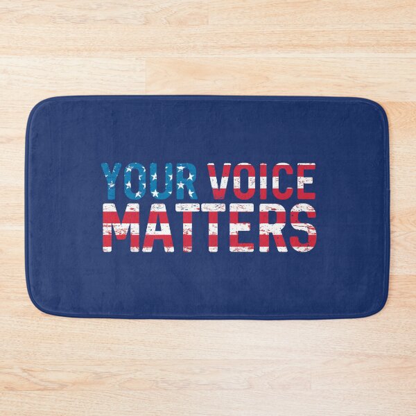 Item preview, Your voice matters American Flag US President Elections Motivational Slogan Quote  designed and sold by alenaz.