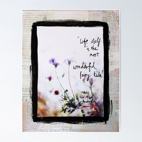 Wonderful Fairy Tale - flowers in sunlight Poster