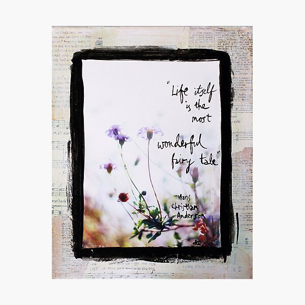 Wonderful Fairy Tale - flowers in sunlight Photographic Print