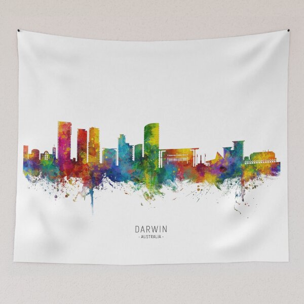 Item preview, Darwin Australia Skyline designed and sold by ArtPrints.