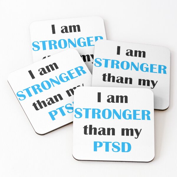 Item preview, Stronger than PTSD designed and sold by Kate_Create.