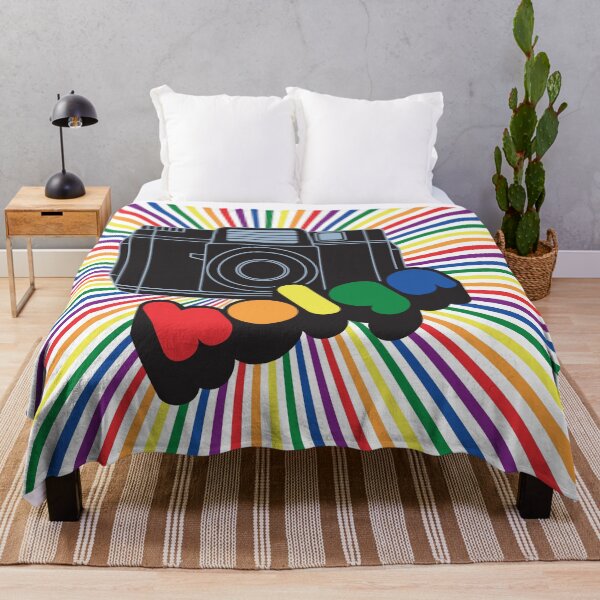 Item preview, Cheeky Holga Camera with Rainbow Rays designed and sold by EddieMalone.