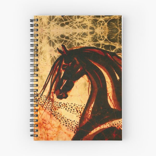 Item preview, Horse Through Web of Fire designed and sold by AmityFarmBatik.