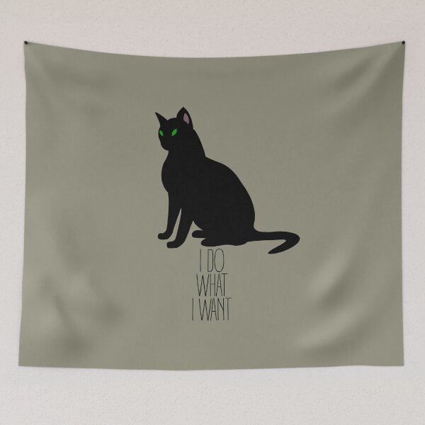Item preview, I Do What I Want Funny Cat Design designed and sold by danielliamgill.