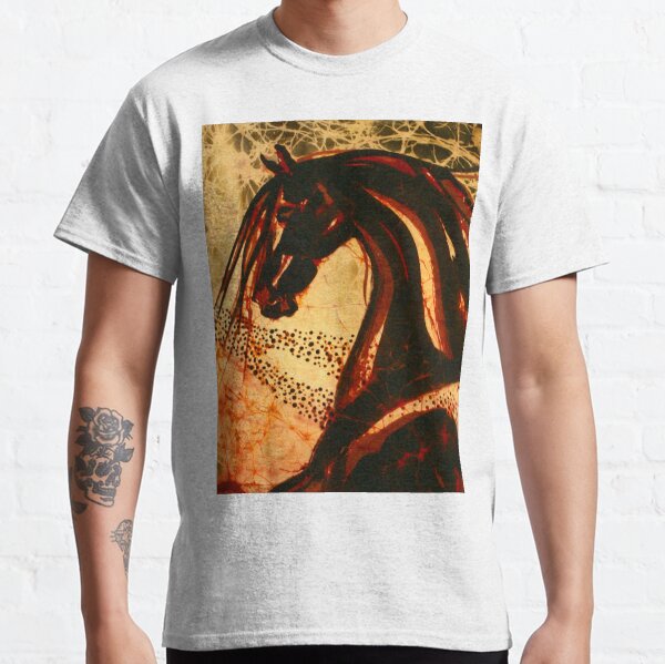 Horse Through Web of Fire Classic T-Shirt
