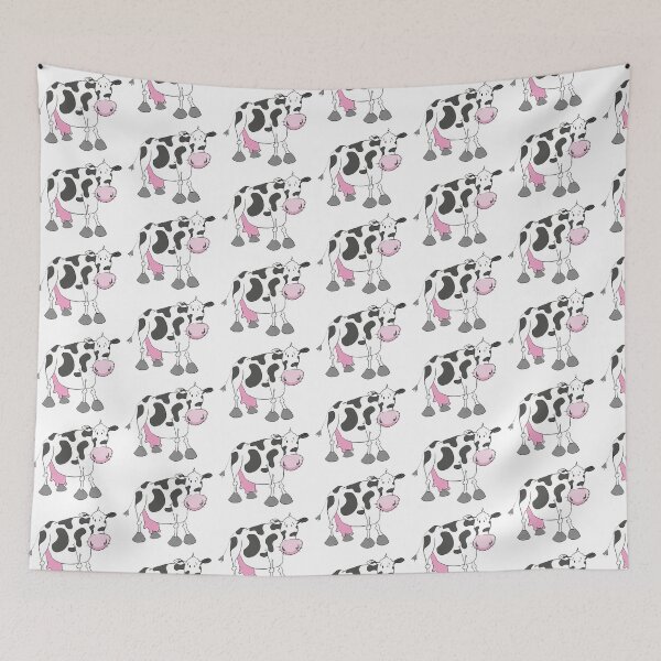 Item preview, cow funny illustration designed and sold by U-WESTDESIGN.