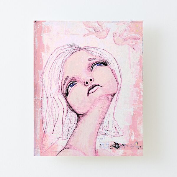 Bird Watching Canvas Mounted Print