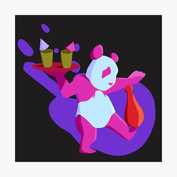 Item preview, Colorful Panda and Bartender (Version 2) designed and sold by TomiAx.