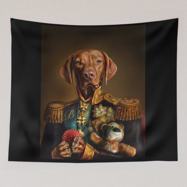 Item preview, Bertie the Hungarian Vizsla - Dog Portrait designed and sold by carpo17.