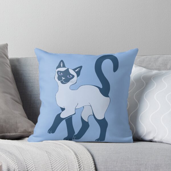Item preview, Strutting Siamese Cat - punto azul designed and sold by ferinefire.
