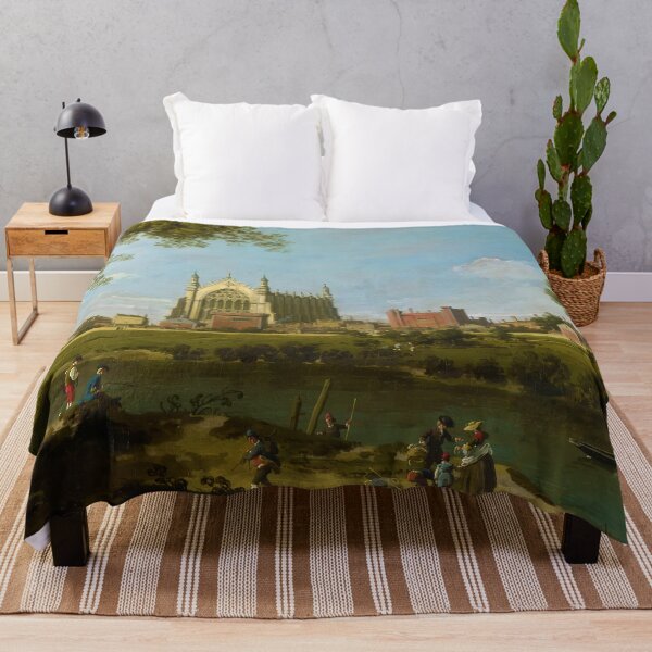 Item preview, Eton College by Canaletto (1754) designed and sold by allhistory.