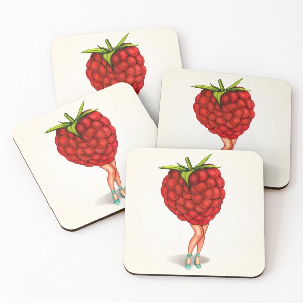 Item preview, Fruit Pin-Up: Raspberry Girl designed and sold by Kelly  Gilleran.