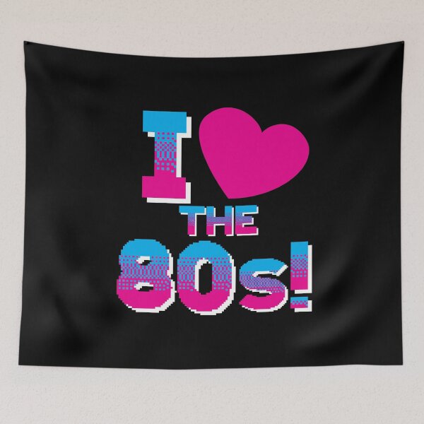 Item preview, 80s I Love THe 80´s Retro Vintage Motto Party designed and sold by MooonTees.