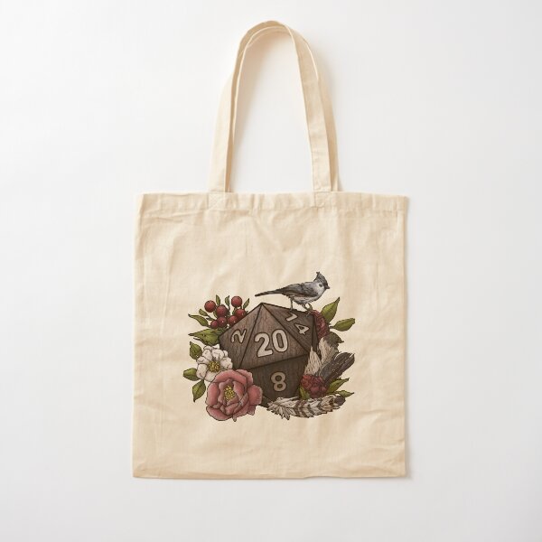 Druid Class D20 - Tabletop Gaming Dice Cotton Tote Bag
