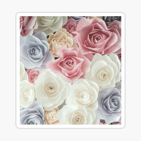Pastel flowers Sticker