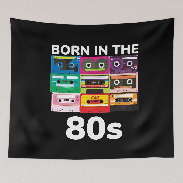 Item preview, 80s Born In The 80´s Vintage Retro Motto Party designed and sold by MooonTees.