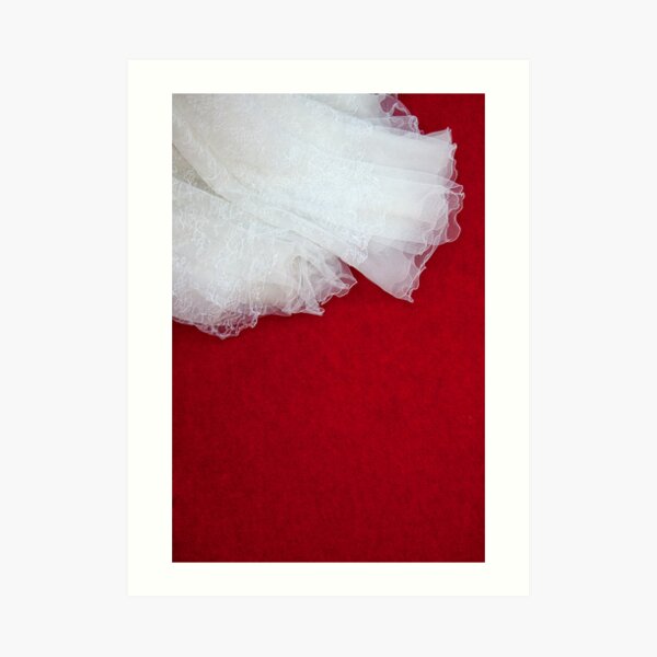 Wedding Dress Detail - Tres Art Print