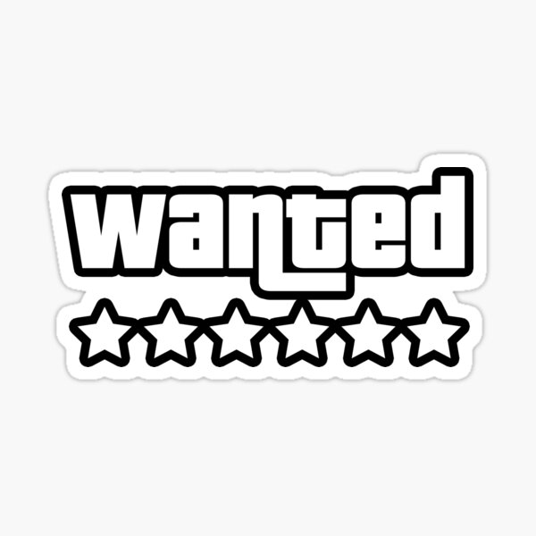 Wanted Sticker