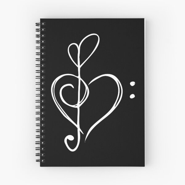 Item preview, Music heart clef designed and sold by TShirtsByMs.