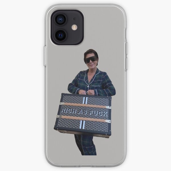 rico como la mierda Funda blanda para iPhone