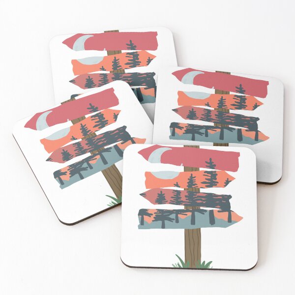 Item preview, Sign Post Mountains Outdoors designed and sold by annielinnart.