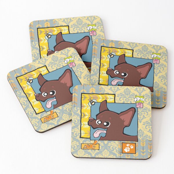 Item preview, Chihuahua - Short Hair - Chocolate (Collage) designed and sold by TheChicken.