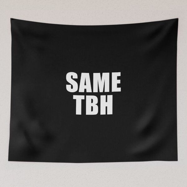 Item preview, Same TBH (Black) designed and sold by quoteedesigns.