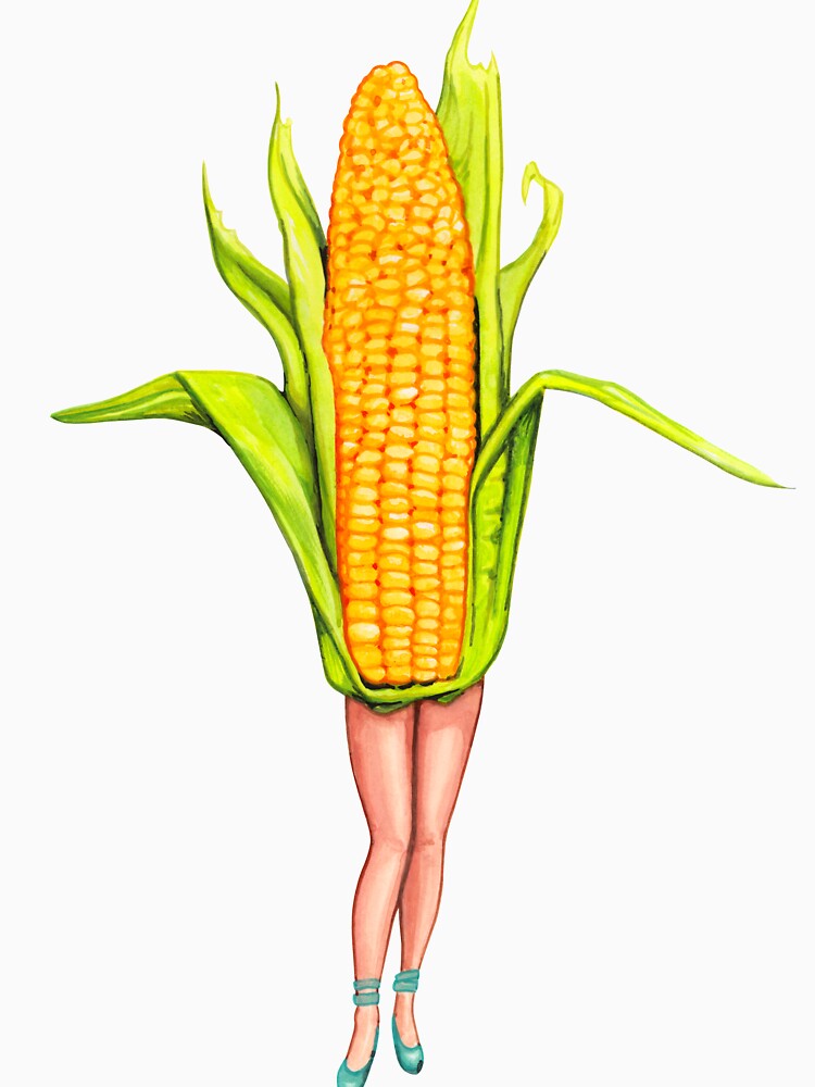"Corn Girl" Tshirt for Sale by KellyGilleran Redbubble food t