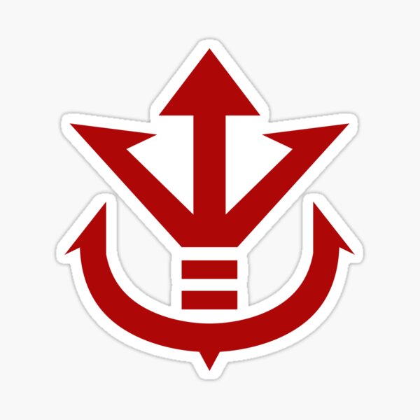 Boule de dragon symbole royal Vegeta Saiyan Sticker