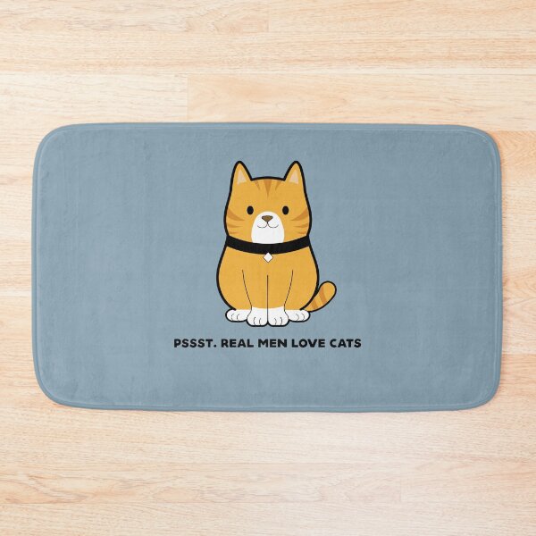 Artikelvorschau, Pssst. Real Men Love Cats Design entworfen und verkauft von danielliamgill.