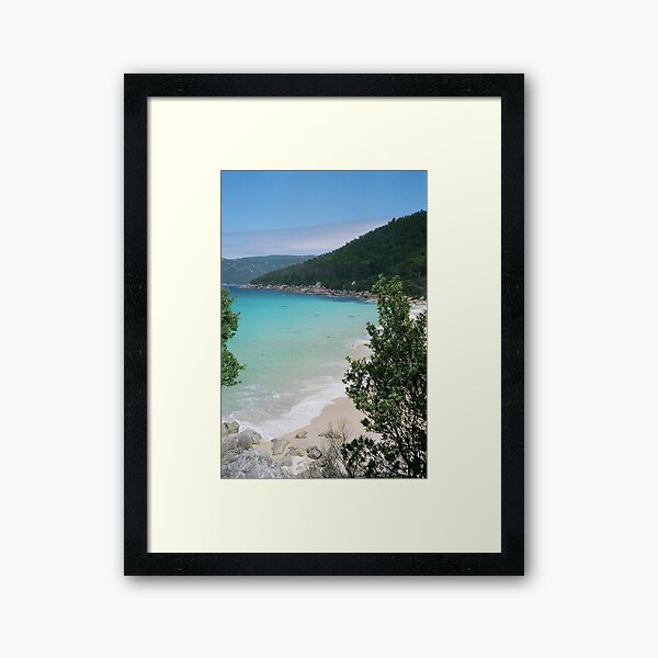 'approaching Little Waterloo Bay North' Framed Art Print