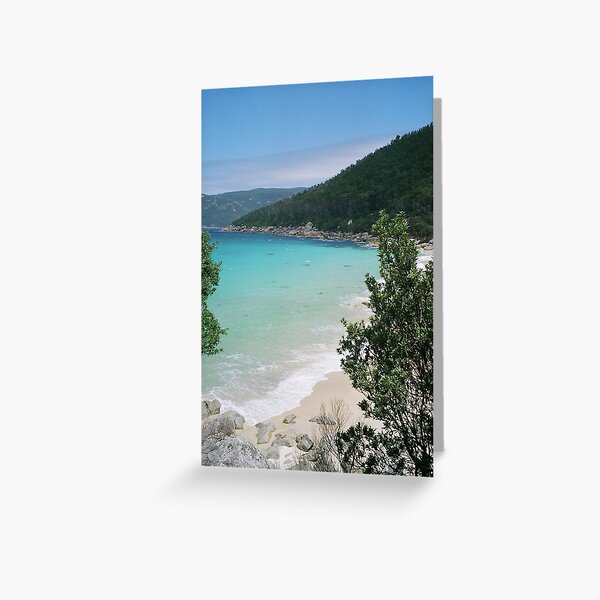 'approaching Little Waterloo Bay North' Greeting Card