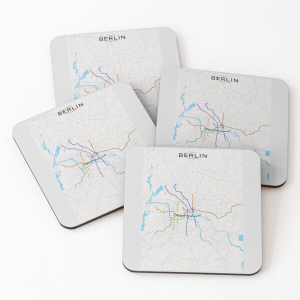 Item preview, Berlin Transit Map designed and sold by CPTVDesign.