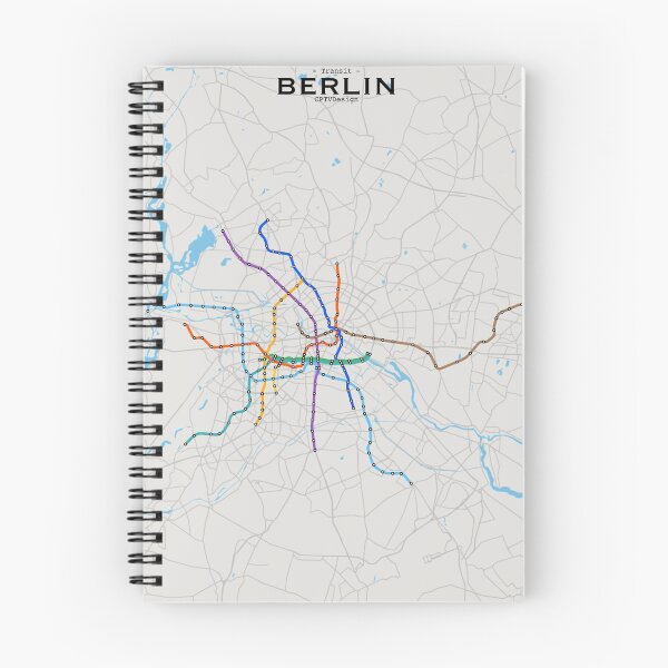 Artikelvorschau, Berlin Transit Map entworfen und verkauft von CPTVDesign.