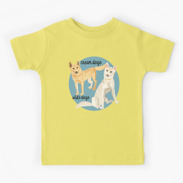 White and cream dingoes Camiseta para niños