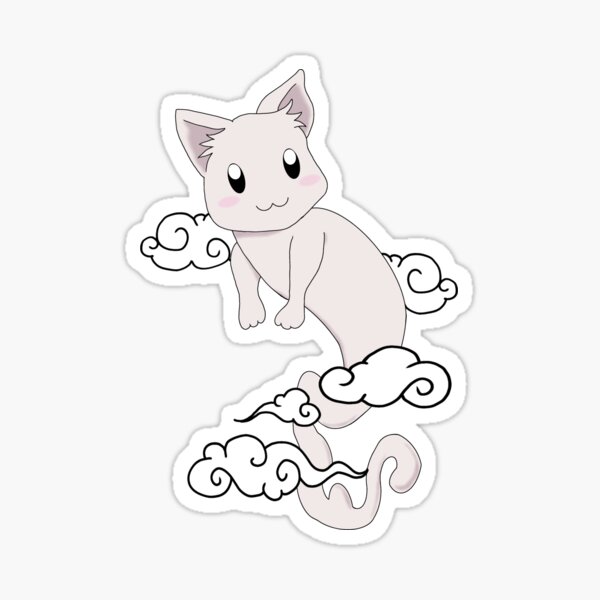 Anime Cat Meme Sticker for Sale by Anime Sekai