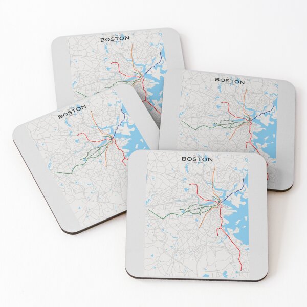 Item preview, Boston Transit Map designed and sold by CPTVDesign.