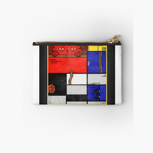 Item preview, Mondrian Cat Funny Drawing in Painter Artist Style designed and sold by Jelisandie.