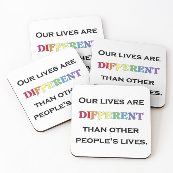 Item preview, Our Lives Are Different designed and sold by TigerTorreArt.
