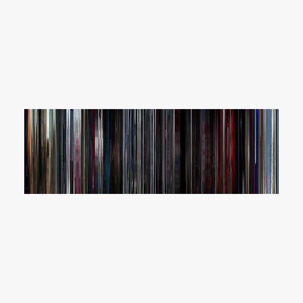 Moviebarcode: 2001: A Space Odyssey (1968) Photographic Print