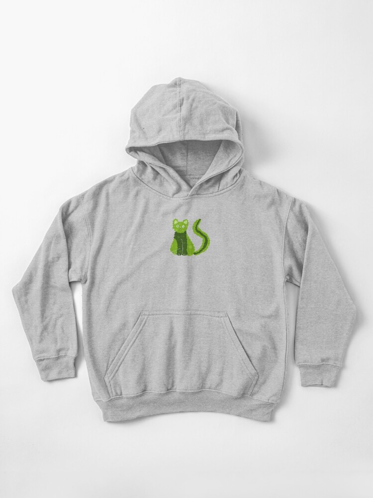 green fluffy hoodie