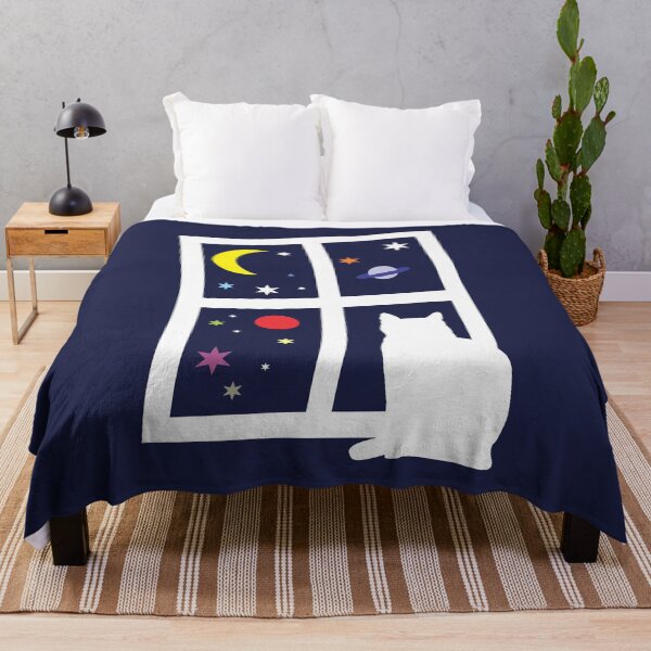 Item preview, Cat and Stars designed and sold by yellowmadcat.